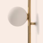 Brass Bar Opal Ball Wall Light (3‑Shade G9 Plug-in Sconce) - Image 3