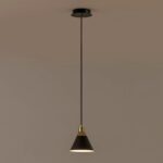 Charcoal Grey Cone Pendant - Image 9