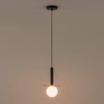 Charcoal Grey Disk Pendant - Image 9