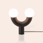 Charcoal Grey Tube Table Lamp (Minimalist Cylinder, Glass Dome Ambient Lamp, G9 Fitting) - Image 11