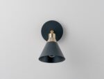 Charcoal Grey Cone Wall Light (Adjustable Shade, E14 Task Lighting) - Image 7