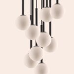 Charcoal Grey Cluster Pendant - Image 3