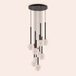 Charcoal Grey Cluster Pendant - Image 5