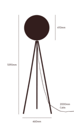 Yolk Yellow Diffuser Floor Lamp (Iconic Ambient LED Tripod Lamp) - Image 10