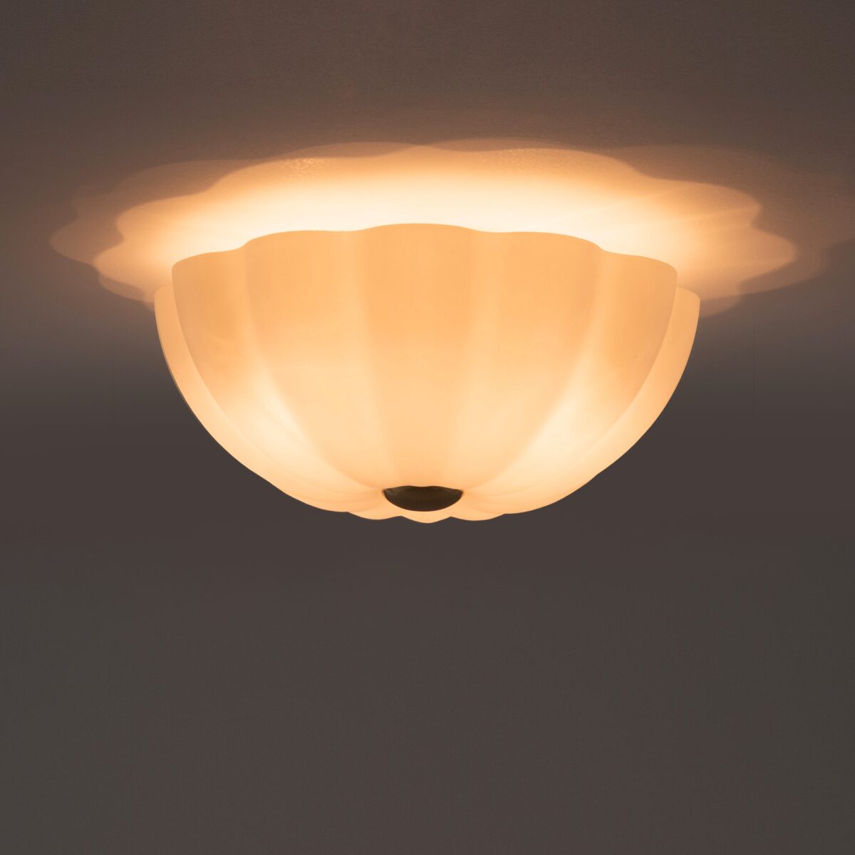 White Flower Flush Ceiling Light - Image 3