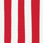 Jam Red & White Striped Drum Shade (35 cm Drum, Stylized Canvas Stripe) - Image 2