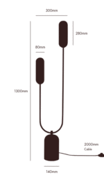 Olive Green Marble Curve Floor Lamp (Marble Base, Dual Brass Arms, Opal Shades) - Image 7