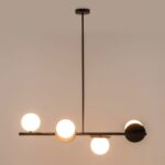 Charcoal Grey Opal Disk Ceiling Light (Bathroom IP44) - Image 9