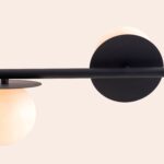 Charcoal Grey Opal Disk Ceiling Light (Bathroom IP44) - Image 3