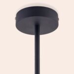 Charcoal Grey Opal Disk Ceiling Light (Bathroom IP44) - Image 4