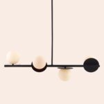 Charcoal Grey Opal Disk Ceiling Light (Bathroom IP44) - Image 10