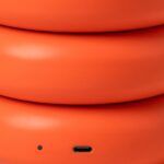 Peel Orange Tube Cordless Table Lamp (Rechargeable Ambient LED, Portable Design) - Image 4