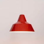 Red Large Diner Ceiling Pendant - Image 2