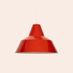 Red Large Diner Ceiling Pendant