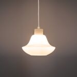 White Opaline Gloss Ceiling Pendant - Image 2