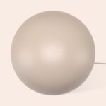 Sand Grey Dome Mushroom Table Lamp (Integrated LED, 1970s Revival Design) - Image 4