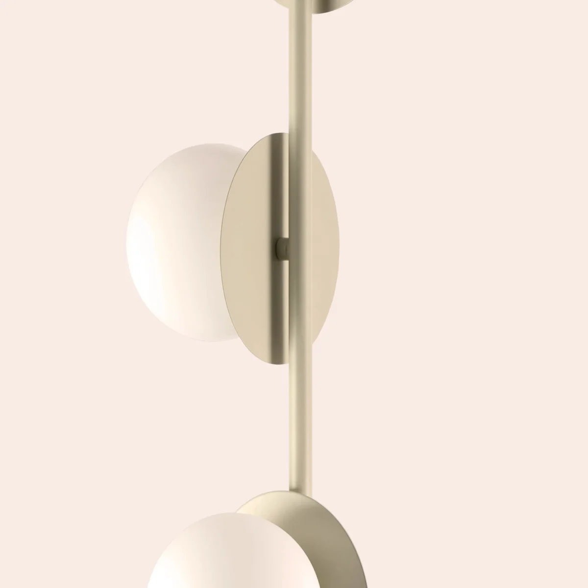 Sand Grey Opal Disk Floor Lamp (4‑Light G9, Ambient Statement Piece) - Image 6