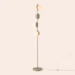 Sand Grey Opal Disk Floor Lamp (4‑Light G9, Ambient Statement Piece) - Image 3
