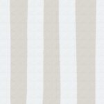 Sand Grey & Marshmallow Striped Drum Shade (35 cm, Hand‑Drawn Stripe Canvas) - Image 2