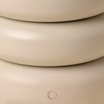 Sand Grey Tube Cordless Table Lamp (Rechargeable, Integrated LED, Portable Ambient Light) - Image 4