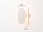 Sand Grey Mini Diffuser Wall Light (IP44, Integrated LED 1.5W) - Image 8