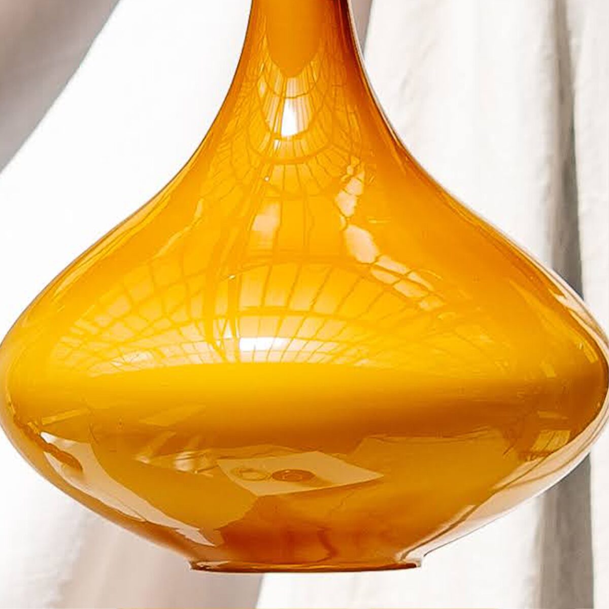 Amber Large Bell Pendant Ceiling Light - Image 7
