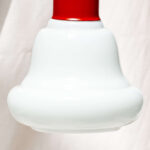 Red Small Opaline Ceiling Pendant - Image 3