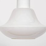 White Opaline Gloss Ceiling Pendant - Image 4
