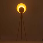 Yolk Yellow Diffuser Floor Lamp (Iconic Ambient LED Tripod Lamp) - Image 2
