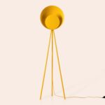Yolk Yellow Diffuser Floor Lamp (Iconic Ambient LED Tripod Lamp) - Image 3
