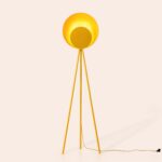 Yolk Yellow Diffuser Floor Lamp (Iconic Ambient LED Tripod Lamp) - Image 18