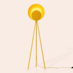 Yolk Yellow Diffuser Floor Lamp (Iconic Ambient LED Tripod Lamp) - Image 8