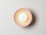 Burgundy Flush Pleat Wall Light (IP44, Dimmable G9 Globe) - Image 13