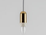 Brass Ceiling Pendant Fitting (E27 Drop Fixture)