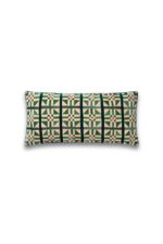 Ivy Petal-Panel Velvet Cushion