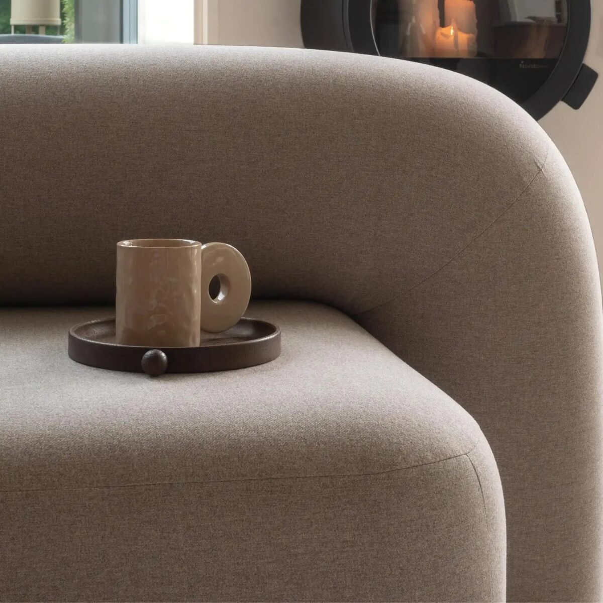 Moss 2400 Three‑Seat Sculptural Sofa - Image 3