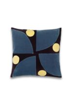 Josefine Oval Motif Velvet Cushion - Image 2