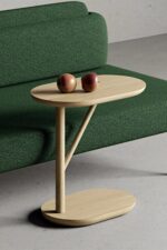 Porto Sculptural Ash Wooden Side Table - Image 7