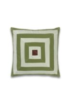 Isabel Arc Stripe Velvet Cushion - Image 8