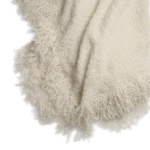 Ivory Soft Wool Throw Blanket - Image 5