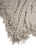 Beige Soft Wool Throw Blanket - Image 7