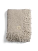 Beige Soft Wool Throw Blanket - Image 4