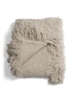 Beige Soft Wool Throw Blanket - Image 5