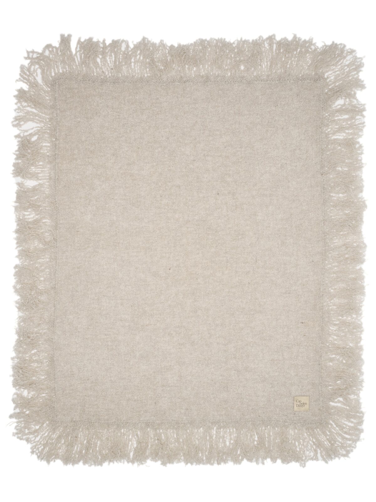 Beige Soft Wool Throw Blanket - Image 6