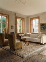 Beige Soft Wool Throw Blanket - Image 2