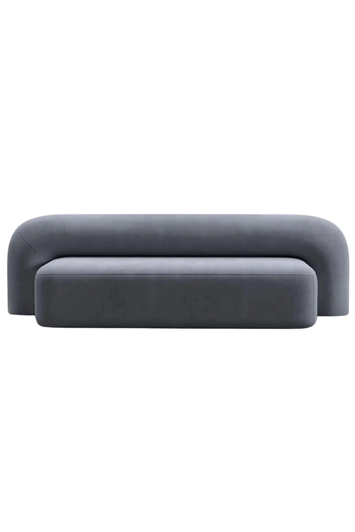 Moss 2400 Three‑Seat Sculptural Sofa - Image 1