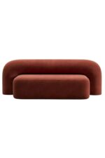 Moss 1800 Sculptural Three-Seater Sofa