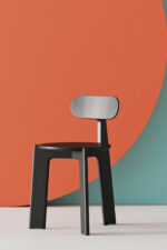 Taptap Compact Ash Chair with Low Backrest - Image 3