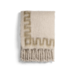Frame Mohair Wool Throw Blanket