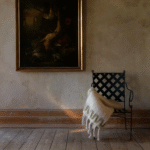 Frame Mohair Wool Throw Blanket - Image 3